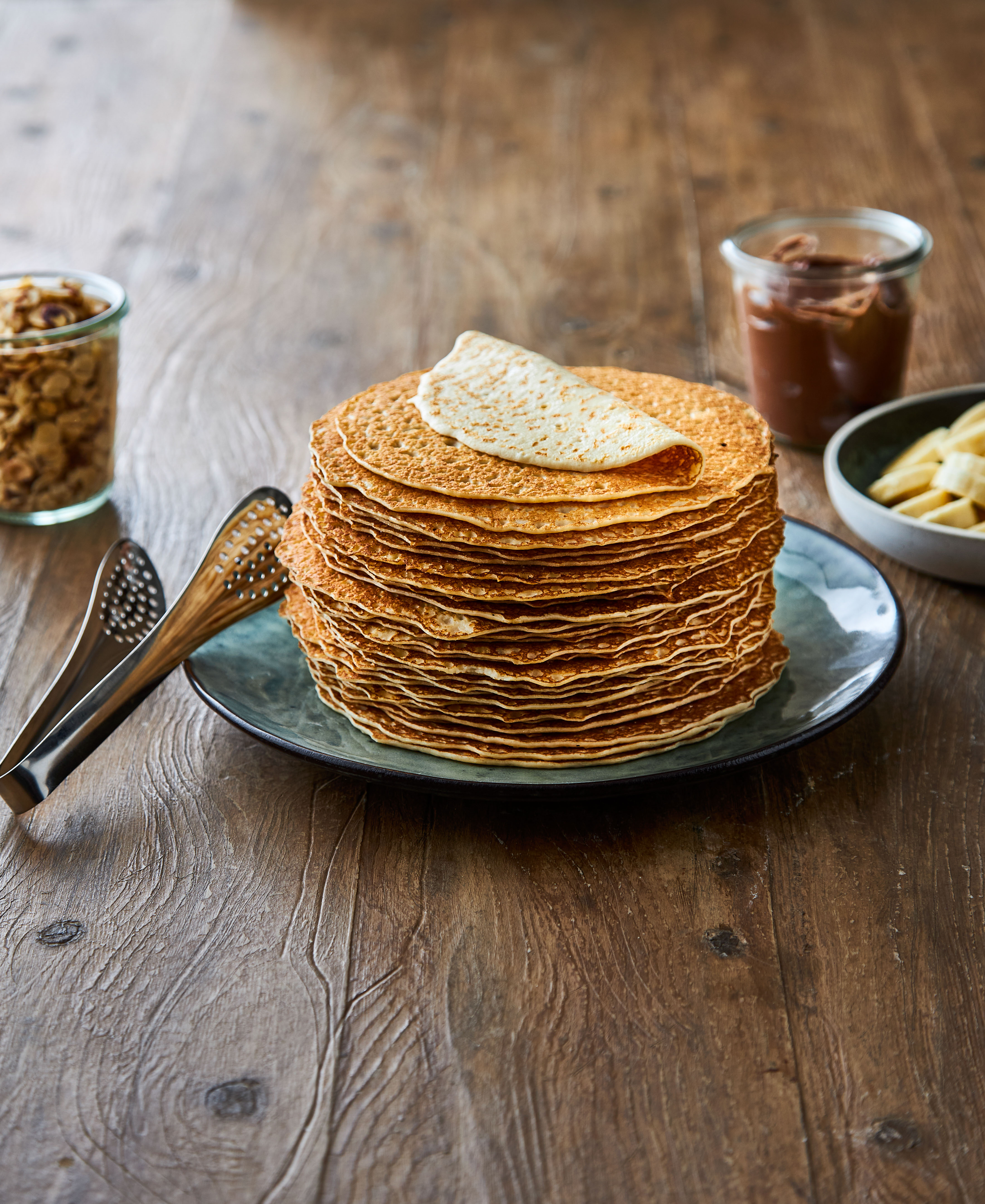 Pancakes with added sugar