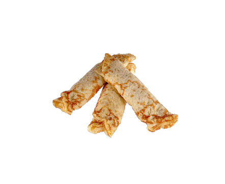 Pancakes with beef-filling